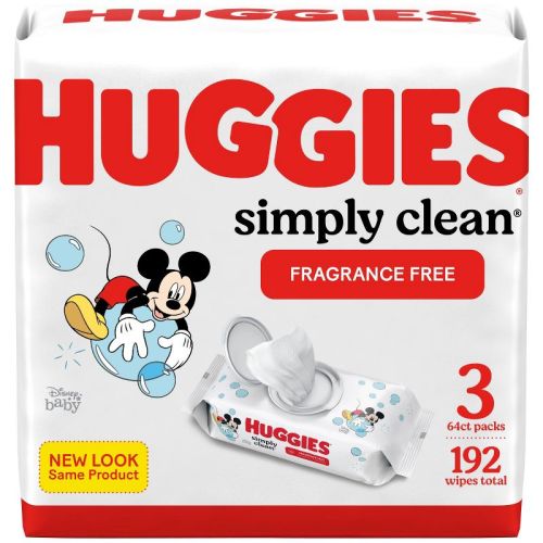 Huggies Simply Clean Baby Wipes - 192ct/3pk