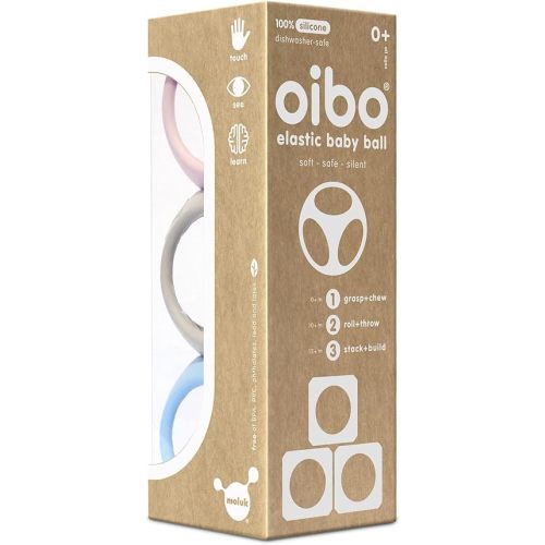 Fat Brain Toys Oibo Sensory Toy by MOLUK - Pastels