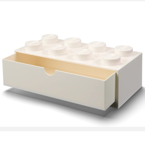 8-Stud Desk Drawer – White| Official LEGO®