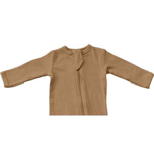 Cafe Organic Cotton Ribbed Zipper