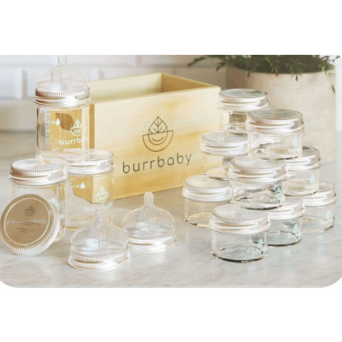 Burrbaby - Zero-Plastic Glass Breast Milk Storage and Bottles