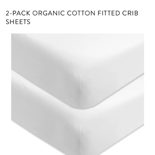 2-Pack Organic Cotton Fitted Crib Sheets | Honest Baby Clothing
