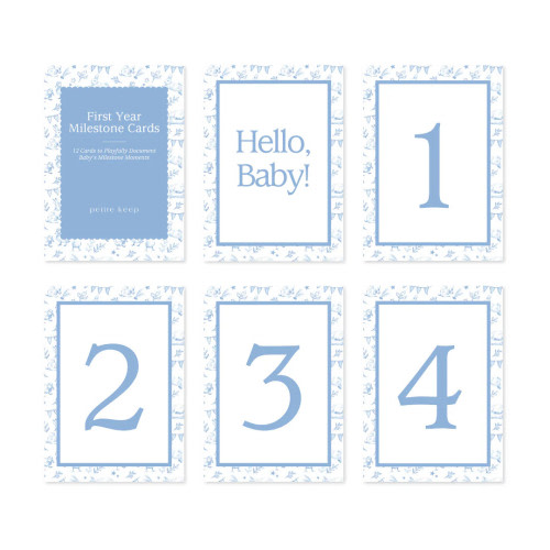 Petite Keep First Year Milestone Cards & Stand - Petites At Play