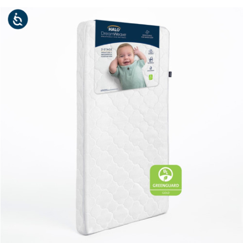 HALO DreamWeave Breathable Crib Mattress