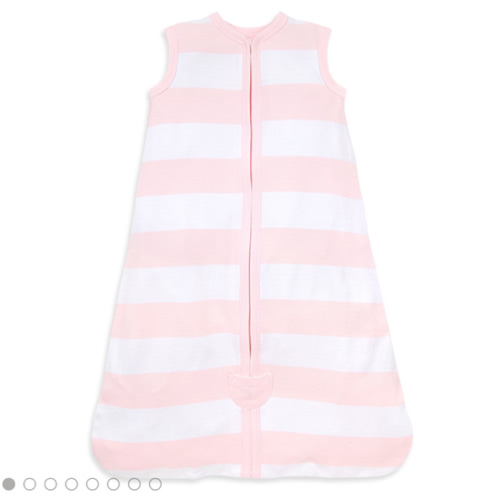 Rugby Stripe Organic Beekeeper™ Wearable Baby Blanket - Blossom