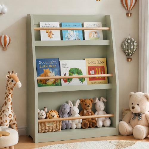 Isabelle & Max™ 3-Tier Kids Bookshelf For Toddler Kid Bookcase, Storage Book Rack | Wayfair