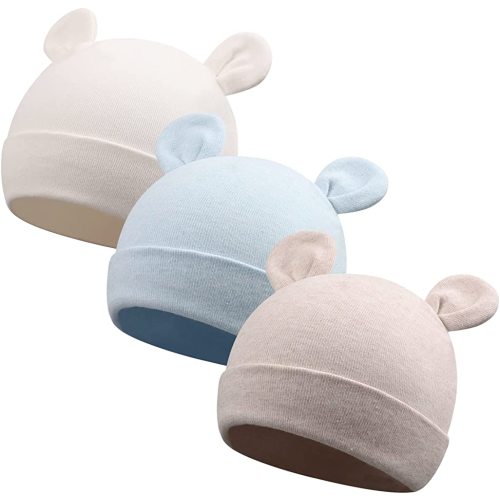 Cotton Newborn Baby Girls Hat Spring Newborn Boys Hat Cute Rabbit Infant Beanie
