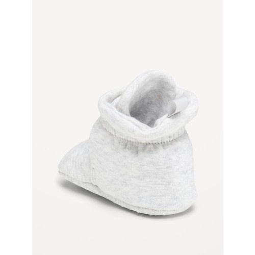 Jersey-Knit Booties for Baby