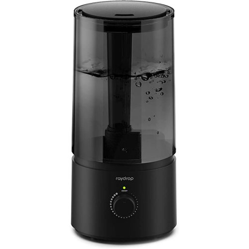 raydrop Humidifiers for Bedroom, Cool Mist Humidifiers for Babies, 1.70L Quiet Ultrasonic Humidifier, Space-Saving, Filterless, Auto Shut Off - (0.45 Gallon, US 110V)