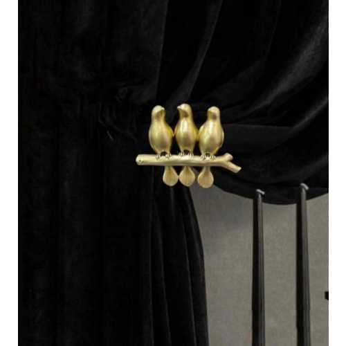 Bird curtain tie backs-2 pack -eagle curtain holder-Animal Hook- Tie Down- window decor-home gift- holdbacks