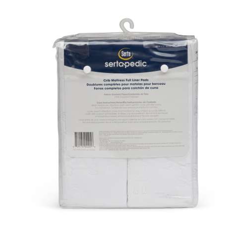 Serta Sertapedic Crib Mattress Liner Pads Set| Pack of 2 Liners