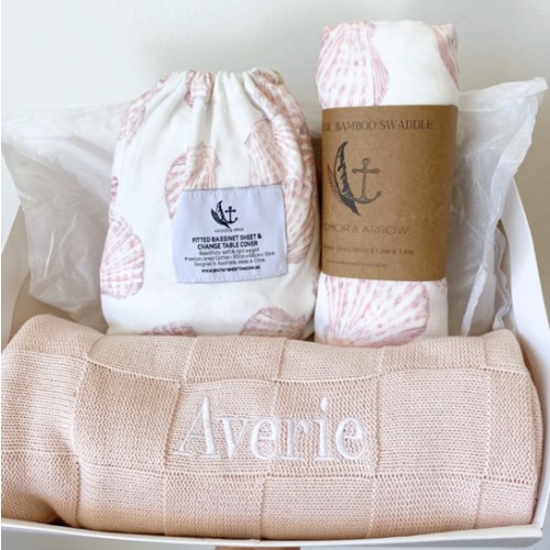 Personalised Baby Gift Set - Pink