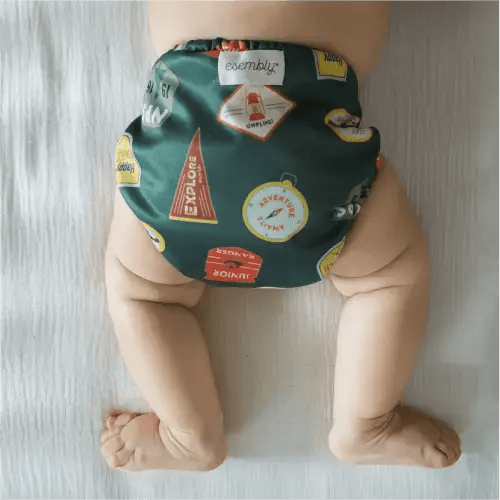 Adventure Badges Cloth Diaper Waterproof Covers - Esembly Baby