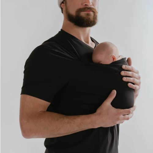 Lalabu Dad Shirt | Original Babywearing T-Shirt with Kangaroo Pouch | Baby Wrap Carrier for Newborns & Infants | Baby Wrap Carrier for Newborns | Essential for new Dads