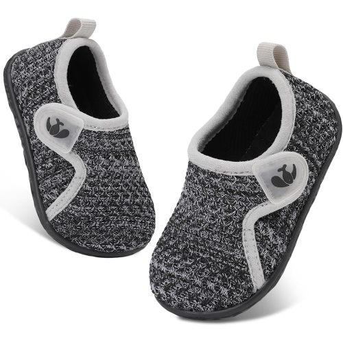 FEETCITY Baby Boys Girls First Walking Shoes Infant Sneakers Crib Shoes Slip On Shoes