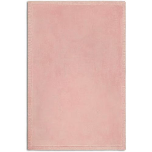 Stylish Coral Velvet Baby Play Mat 60" x 80" Pink – Soft 1" Thick High-Density Memory Foam Nursery Rug – Playmat for Floor with Non-Slip Backing for Crawling & Playing – Non-Toxic, odorless Area Rug