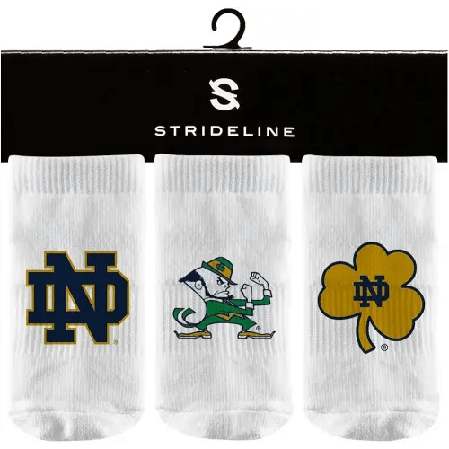 Strideline NCAA Infant Baby Socks-3 Pack-White