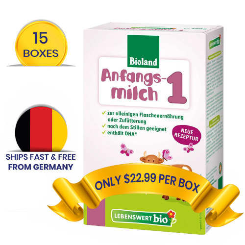 Lebenswert Stage 1 Formula - Bottles & Burps (15 pack, bulk pricing)