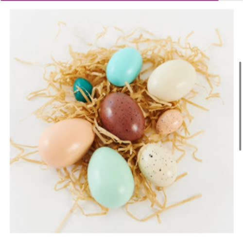 Painted Wooden Bird Eggs from Sarah’s Silks – Kinoko Kids