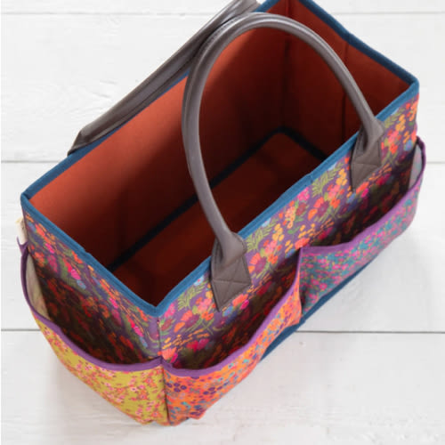 Mimi Utility Tote - Eggplant Floral – Natural Life