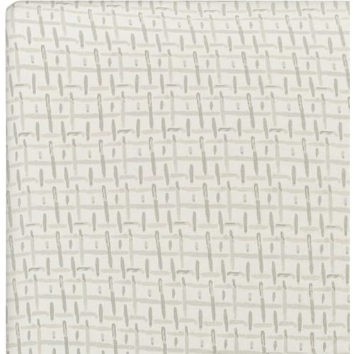 Crane Baby Crib Sheet, Neutral Hashtag Crib Sheets & Toddler Sheets, 100% Cotton Crib Sheets for Standard Crib Mattress(28"x 52"), Breathable Crib Sheets, Fitted Crib Sheets for Boys and Girls