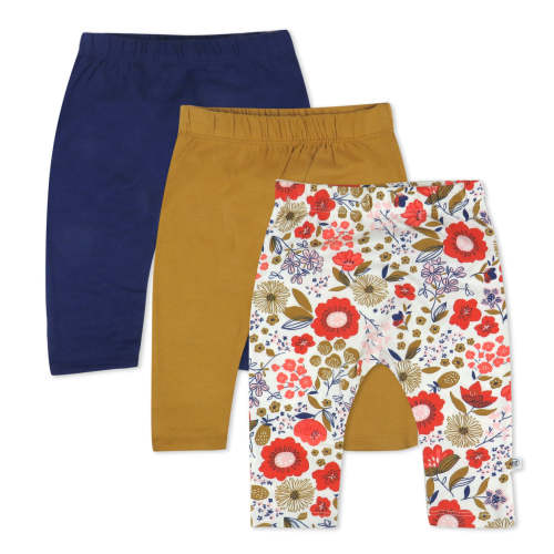 3-Pack Organic Cotton Harem Pants | Honest Baby Clothing