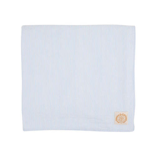 Bishop Bath & Beach Towel - Breakers Blue Seersucker