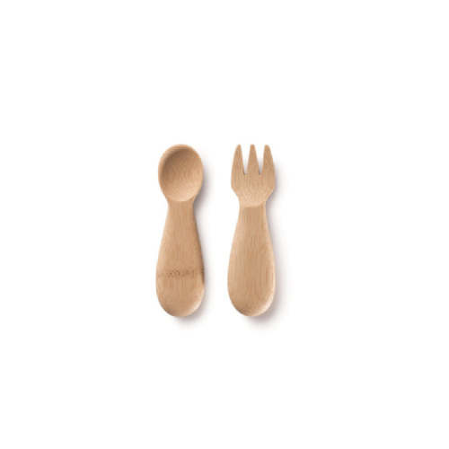 Bamboo Baby's/Toddler's Fork and Spoon Set (12M+)