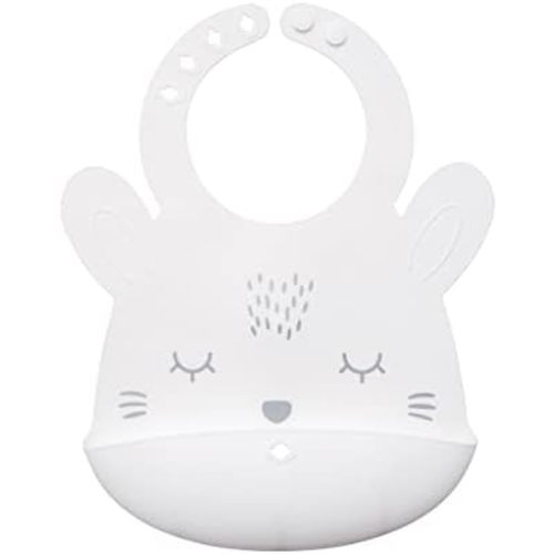 Tiny Twinkle Roll-Up Silicone Bib - Soft, Durable, Easy Clean Waterproof Silicone Bibs With Food Catcher