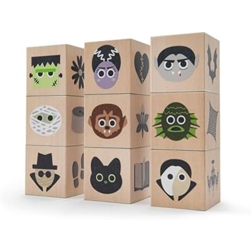 Uncle Goose Creature Feature Blocks - Made in The USA