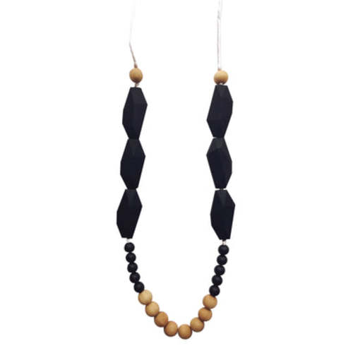 The Mom Teething Necklace – Chewable Charm
