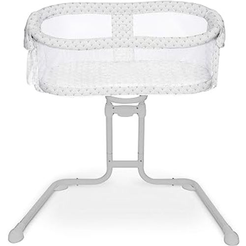 HALO BassiNest Glide Sleeper, Bedside Bassinet, Adjustable, Plume