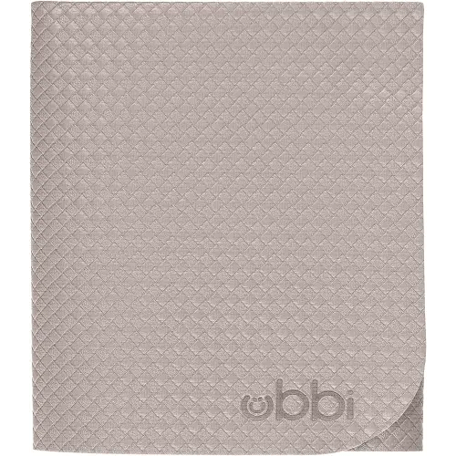 Ubbi On-The-Go Diaper Changing Baby Mat, Soft and Comfortable Diaper Bag Accessory Must Have for Newborns, Easy to Clean, Portable Folding Pad, Baby Traveling Accessories, Taupe
