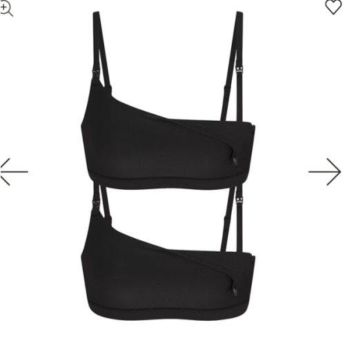 SKIMS MATERNITY NURSING SCOOP BRALETTE 2-PACK | ONYX