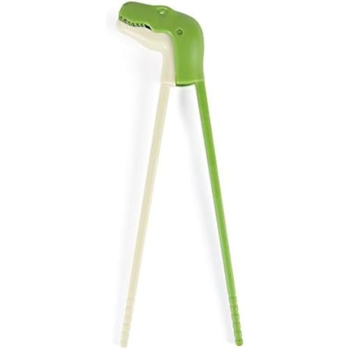 Genuine Fred MUNCHTIME Chopsticks, T-Rex Dinosaur - Picky Eater Solutions - Beginner Kids Reusable Chopsticks - Animated, Interactive Design - Fun Gift & Stocking Stuffer for Kids