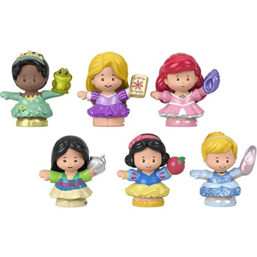 Fisher-Price Disney Princess Gift Set by Little People, 6 character figures for toddlers and preschool kids ages 18 months to 5 years [Amazon Exclusive]