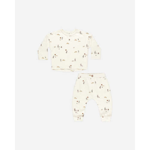 Long Sleeve Tee + Pant Set || Desert