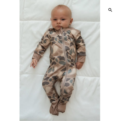 Baby Zip Up - Pintail Camo – BURLEBO