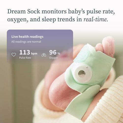 Owlet Dream Sock® - Track Live Pulse (Heart) Rate, Oxygen in Infants