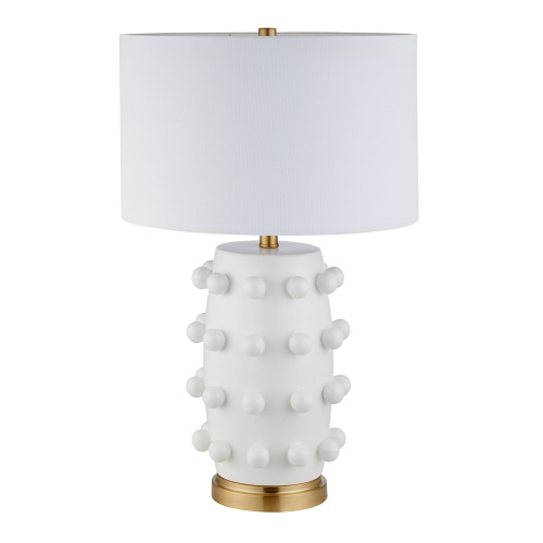 Calderon Matte Ceramic Dimensional Dot Table Lamp - World Market