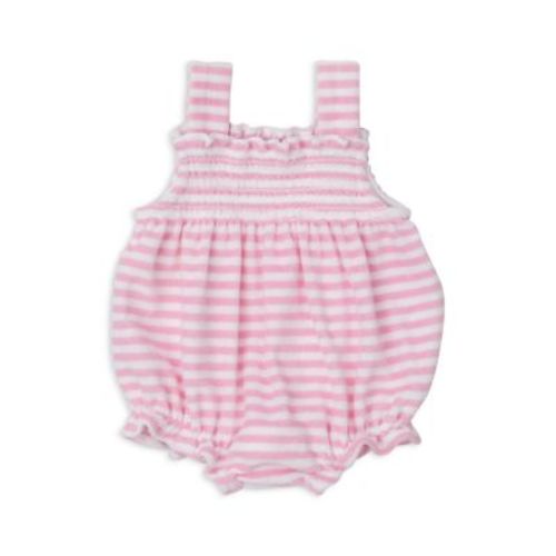 Girls' Striped Terry Bubble Romper (9-12 months)