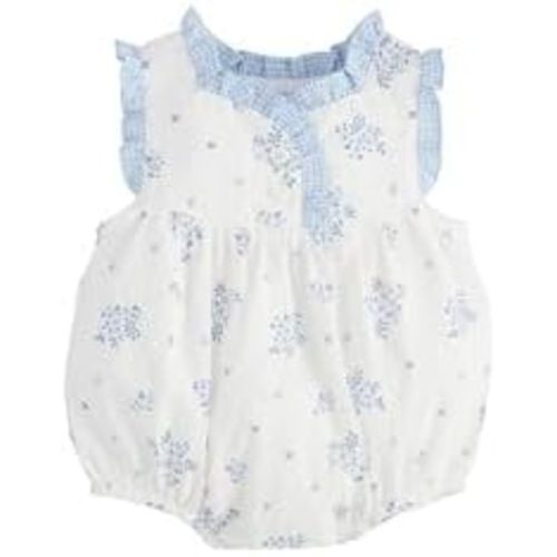 Mud Pie baby-girls Children's White Floral Bubble