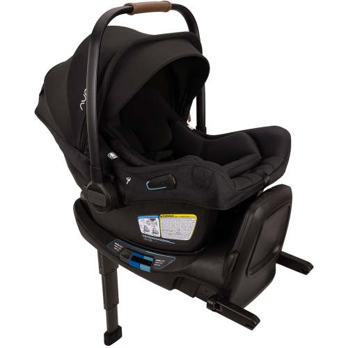 Nuna PIPA Aire RX Infant Car Seat + PIPA RELX Base with Load Leg - Caviar