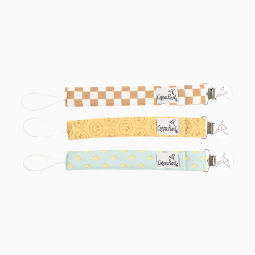 Copper Pearl Binky Clip Set (3 Pack) - Vance