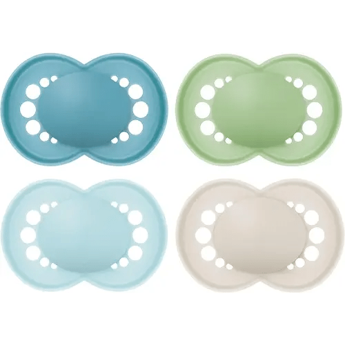 MAM Original Matte Pacifier, 1 sterilzing case, Baby Pacifier, Best Pacifiers for Breastfed Babies, 6-16 Months, Boy