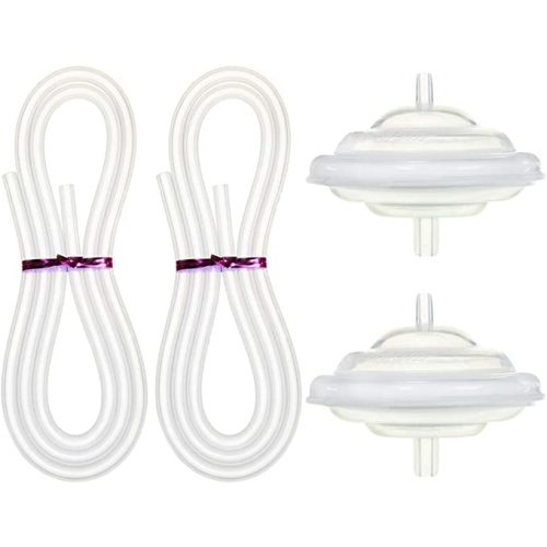PumpMom Backflow Protector and Tubing for Spectra, Replacement Breast Pump Parts for Spectra S1 Spectra S2 Spectra 9 Plus (Not Original Spectra S2 Accessories)