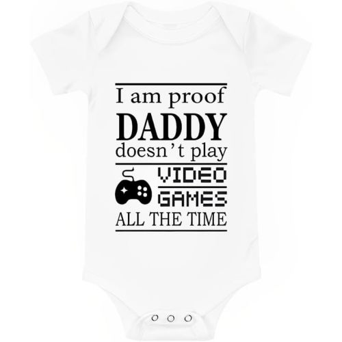 Dad Onesie for Baby Funny Infant Boys Girls Creeper One-piece Neutral Newborn Romper Outfit Baby Bodysuits Dad