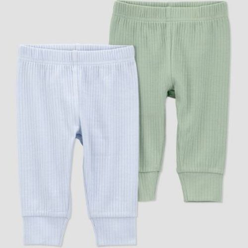 Carter's Just One You® Baby Boys' 2pk Pants - Blue/Green Newborn