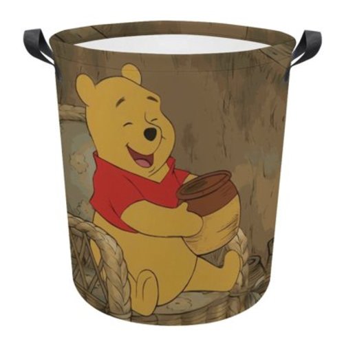 Winnie The Pooh Foldable laundry basket with handles 44x35cm
