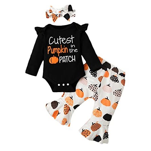 BIRTHDAY SHARK Infant Girl First Thanksgiving Outfit Baby Girl Thanksgiving Outfit Cutest Pumpkin in The Patch Girl Clothes